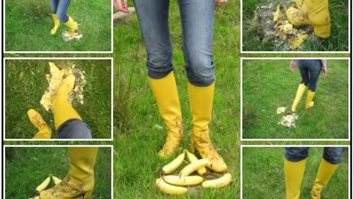 Banana Crush in Yellow Wellies