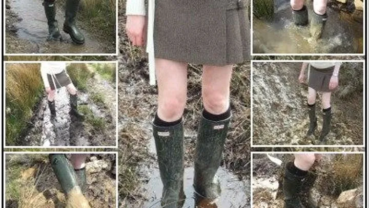 Summer Walk in Hunter Wellies