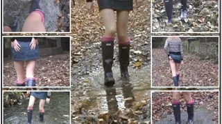 A Walk in the Woods in Hunter Rubber Boots