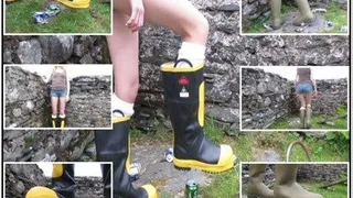 Crushing Cans in Fireboots and Le Chameau Wellies