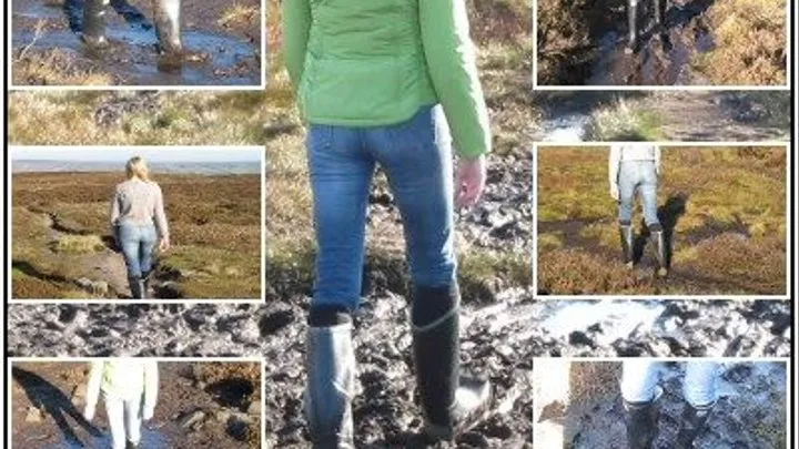 Muddy Moors Walk in Hunter Bullseye Wellies