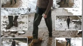 Snow Walk in Waders - Part 1