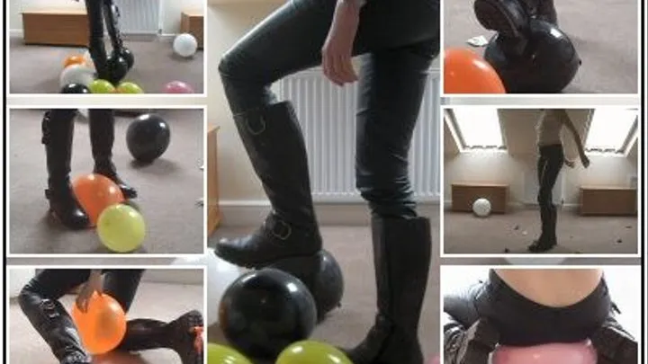 Crushing Balloons in Biker Boots