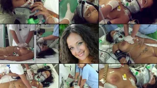 Rebecca w/Neck brace Patient Respirator Smothering Accident - Part #2