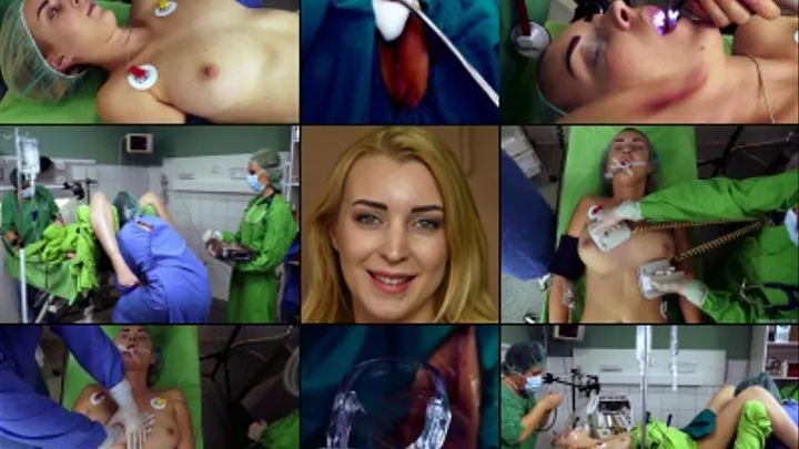 Amaris in OR for Gynecological Surgery, BP, CPR, Resus, Defib, Intubation, Ventillator, Speculum