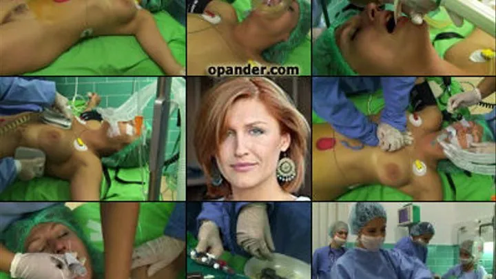 Tamara Abdominal Surgery - CPR, Resus, LMA, Ambu, Defib, Cap, Tape, Laryngoscope, Vfib, BP, ECG, Stething