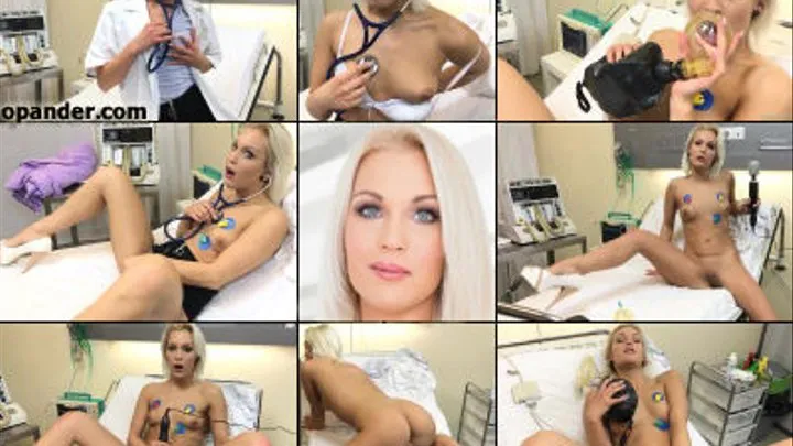 Cecilia Nurse Turn on with Stething, ECG, Ambu, Vibrator, Audible Heart Beat, Masturbation