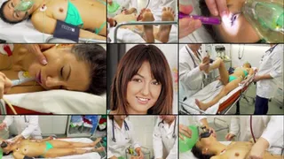 Suzy Rainbow Pool Patient Gets to ER, CPR, Mayo, BP, 02, Ambu