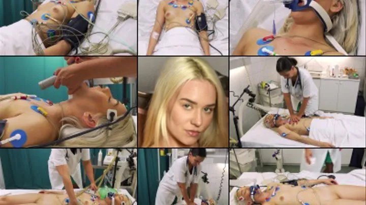 Barbie CA in ICU, CPR, Defib, 3-5 Lead ECG-EEG, Resus, Respirator, Intubation, Mayo Pipe