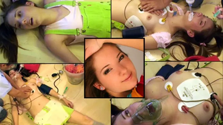 Dorina & Barbara Mall Girl Feint & Arrest CPR, Defib, AED, Intubation, Ambu mask, Ambu Bag, EKG ( )