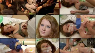 Angelina Elevator Claustrophobic Panic Attack - CPR, Resus, Intubation, Defib