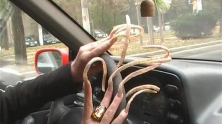 how to drive with long nails 2