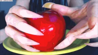 destroy an apple just for fun