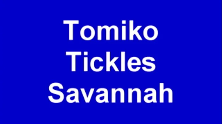 Savannah is Cuffed and Tickled by Tomiko