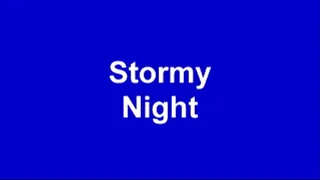 Stormy Night is Bound with Leather and Cumming