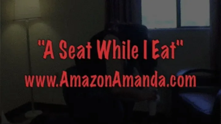 A Seat While I Eat