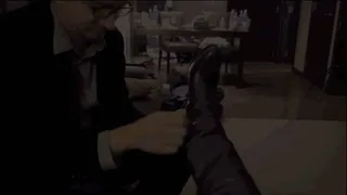 Boot Worship with pathetic foot slut