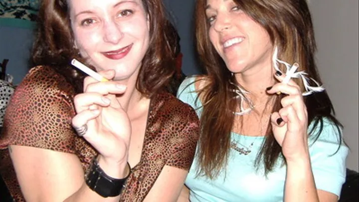 2 Girls Blowing Smoke in Your Face!