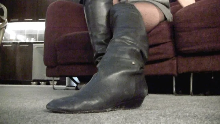 Sexy Thousand Dollar Leather boots