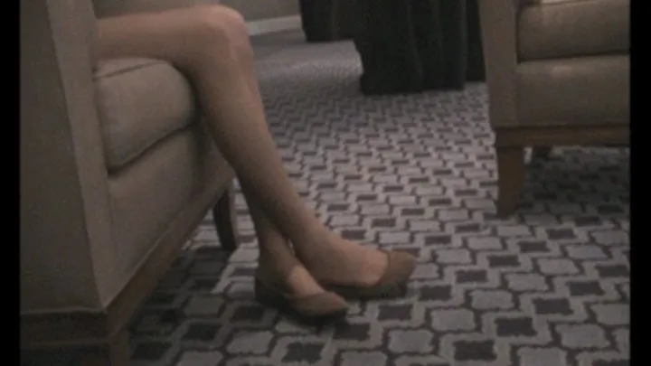 Brown flats & nylons ~ Hotel lobby 3 scenes