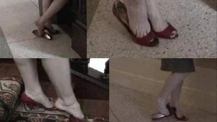 Red peep toes - Capital shoeplay tour - Part 2