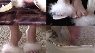 Victoria's Secret slippers - Shoeplay on mink & carpet