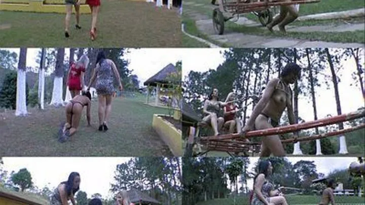 PONY EXTREME HUMILIATION CART LOAD -- TOP GIRL JESSICA ALMEIDA - CLIP 1