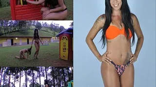 PONY LITTLE SLAVE FOR MUSCLE GIRL - top muscle girl MAIARA LIMA - CLIP 6