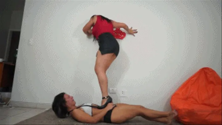 A HEAVY PUNISHMENT WITH MY CRUEL TRAMPLING AND JUMP - TOP MILF ADRIANA FULLER - CLIP 2