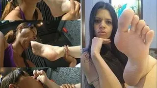 REST SUCK FEET ''SUCK THE BEST FOOT OF BRAZIL'' - MISTRESS KARINA CRUEL - CLIP 6 - EXCLUSIVE KC