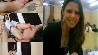 FOOTDOMINATION WITH MY PERFECT AND DANGEROURS FEET - TOP MISTRESS KARINA CRUEL - CLIP 3