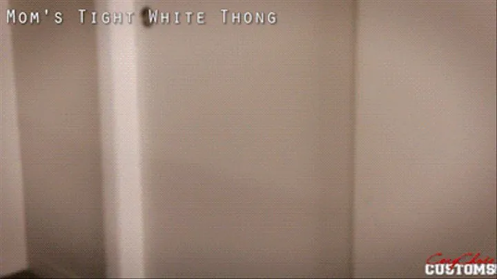 Shane Blair in Chasing White Tails - Moms tight white thong