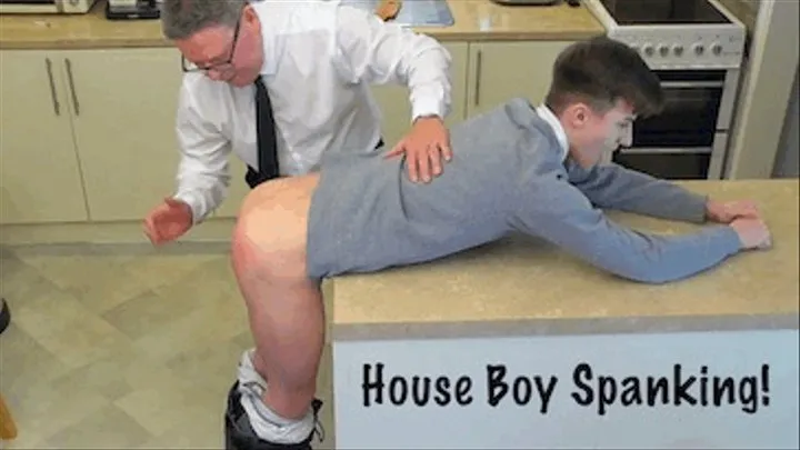 House Boy Spanking! Featuring Angelo