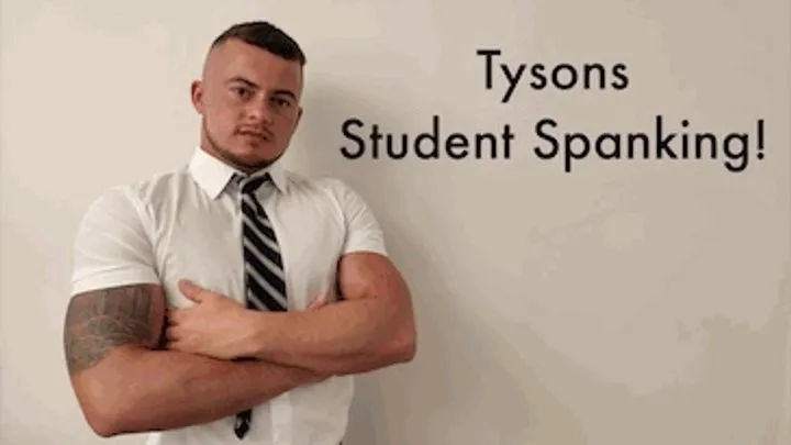 Tysons's Student Spanking!