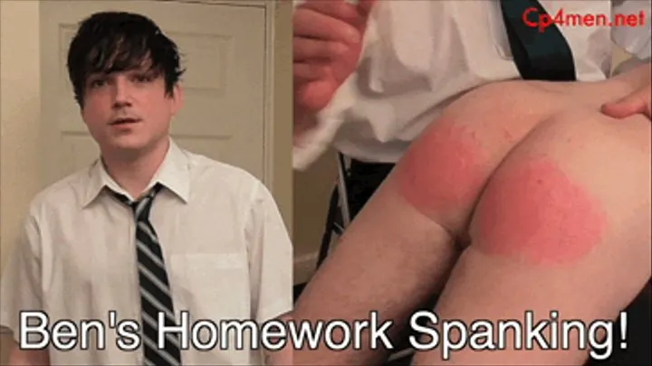 Bens Homework Spanking!