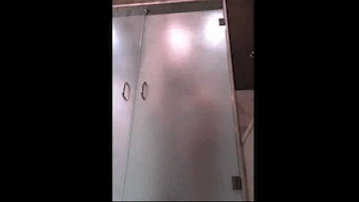 Peeping shower slave