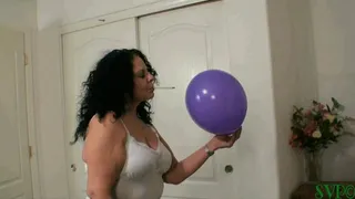 Two Grannies Satisfy A Balloon Busting Fetish ( PART 1 )