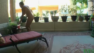 Sexy Nudist Step-Granny Fucks Her Peeping Stepson ( PART 1 )