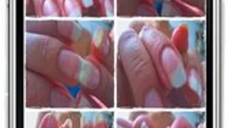 Natural long nails worship - MACRO - *POV*