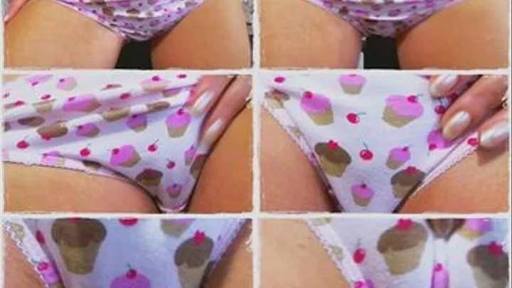 Cute pink cupcakes panty crotch worship *POV*