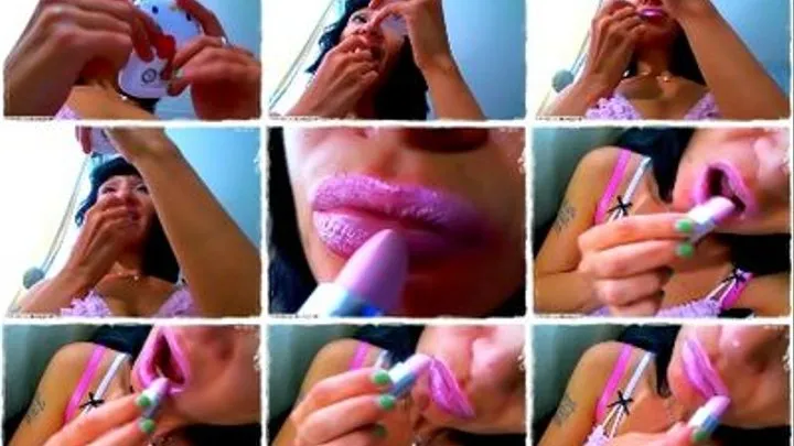 Pinky Pink - Lipstick apply *POV*