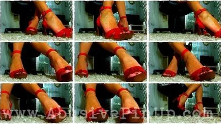 Red shoes and foot worship *POV*