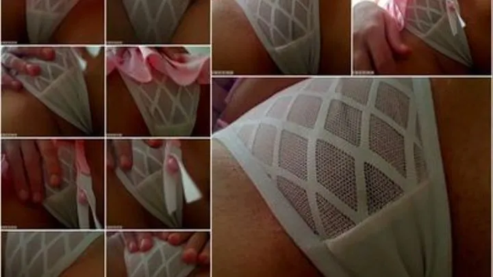 Pink corset + white thongs face sitting *POV*