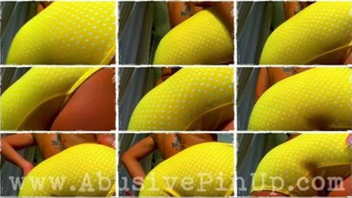 Yellow polka dot panty ass worship *POV*