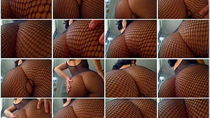 Sparkle fishnet bodystokings ASS WORSHIP *POV*