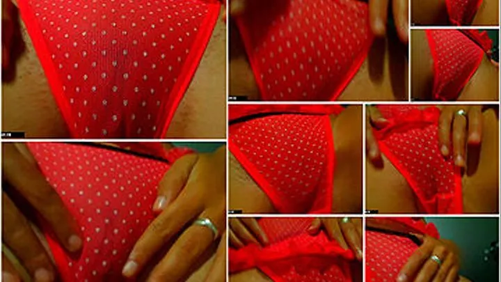 Sexy dotted pin-up outfit FACESITTING & panty fetish *POV*