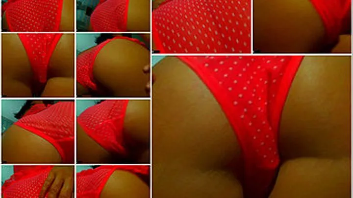 Sexy dotted pin-up outfit ASS WORSHIP *POV*