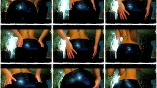 Leather skinny pants body worship *POV*