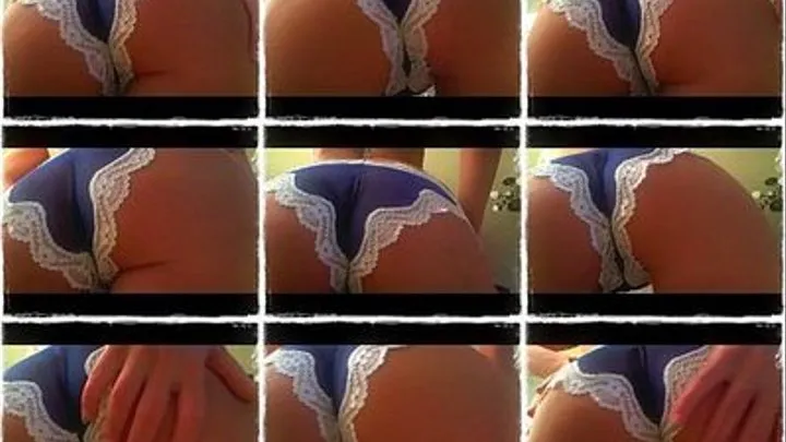 Lacy sheer panty ass worship *POV*