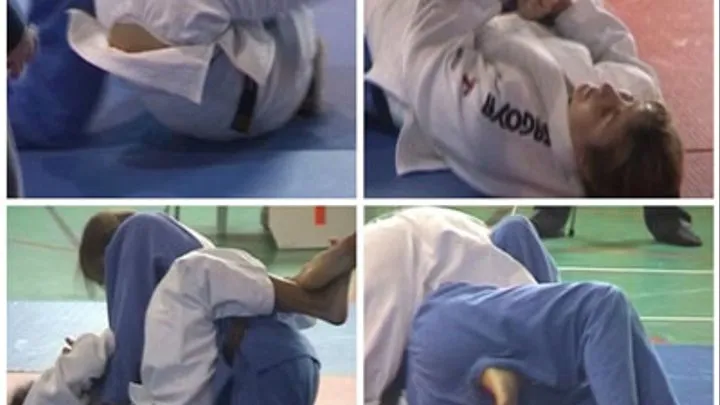 Tape21 Clip1 NEWAZA JUDO CHAMP ( This matches are all newaza, 1 juji-gatame, 1 grapple neck)